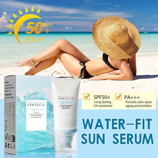 Protector Solar Facial SPF 50+ — Hidratante con Centella, Cosmética Coreana